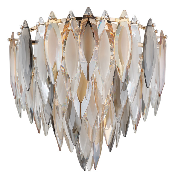 Deckenleuchte ELINOR in goldfarben aus Metall