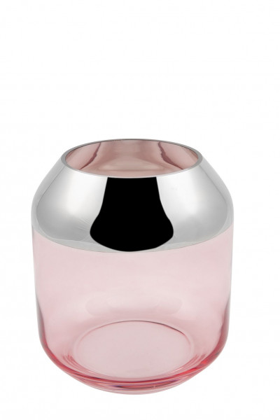 Vase SMILLA in rose aus Glas