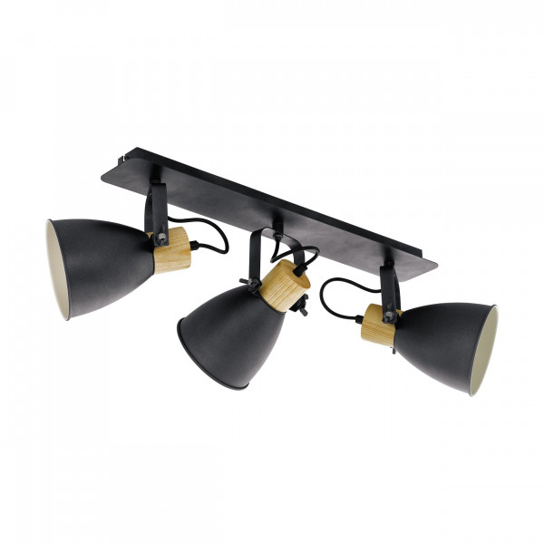 Wand-/Deckenspot COSWARTH in mehrfarbig aus Holz