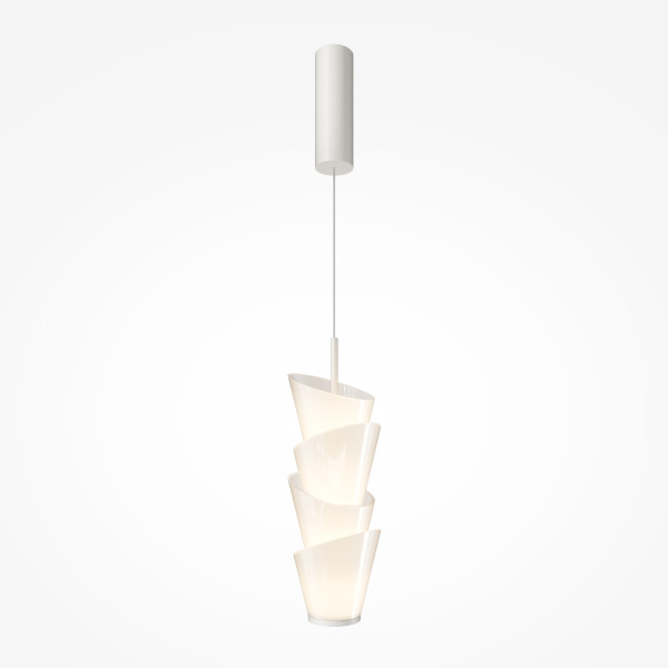 Pendelleuchte SEOUL in weiß aus Metall