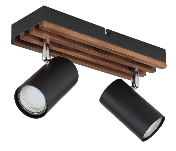 Strahler KAYDEN in schwarz aus Metall