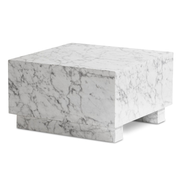 Couchtisch MONOBLOC in weiß aus MDF