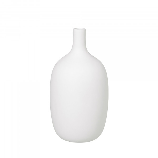 Vase CEOLA in weiß aus Stein