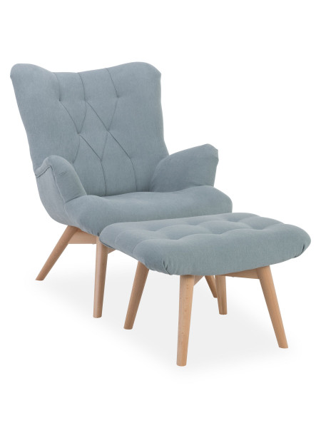 Sessel + Hocker Glasgow