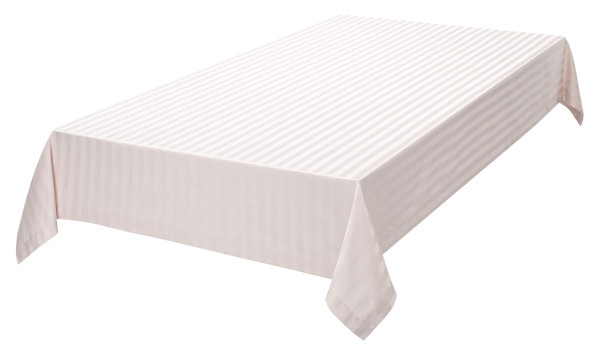 Tischdecke SABRINA in rosa aus Baumwolle