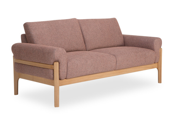Sofa Rolf Weber 2,5 Sitzer STEGEN in terracotta aus Stoff