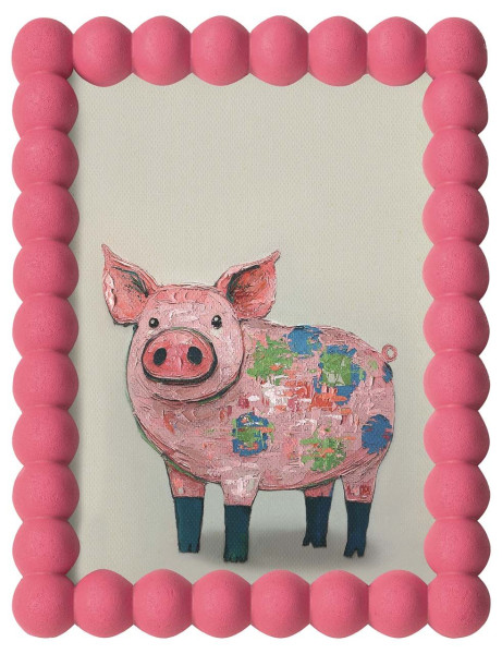 Gemälde PINK PIG