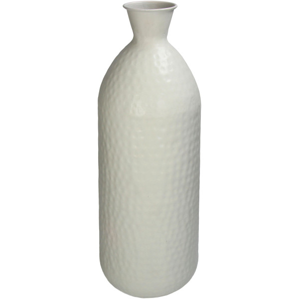 Vase IRON in beige aus Eisen