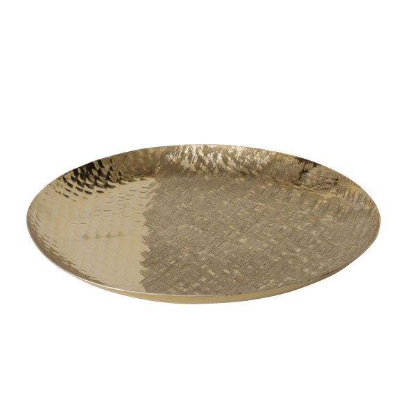 Schale ASSKA in goldfarben aus Aluminium