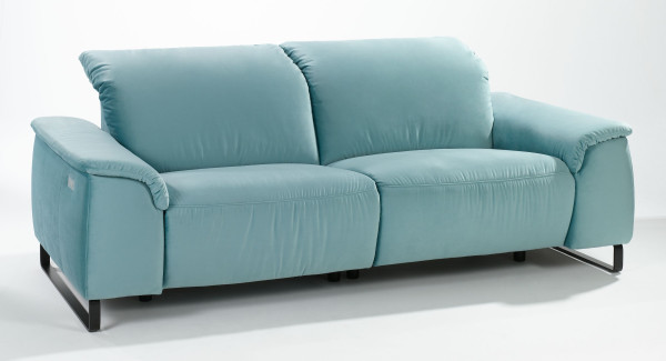 Sofa 3 Sitzer MONDO ATLA 2.0 in türkis aus Stoff