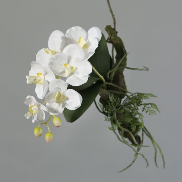 Kunstblume ORCHIDEE in creme aus Kunststoff