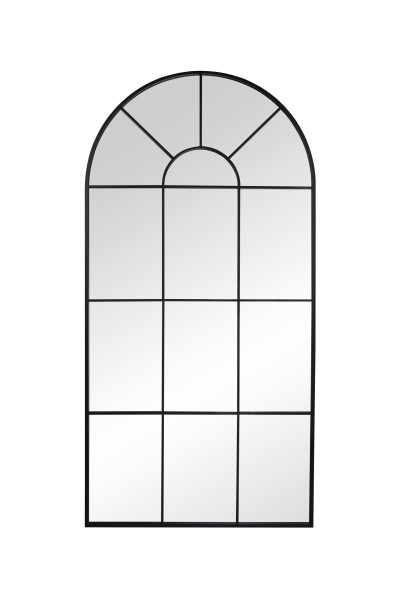 Dekospiegel MARIT in schwarz aus Metall