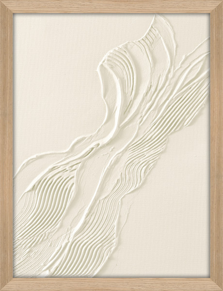 Gemälde BEIGE HERITAGE in mehrfarbig aus Holz