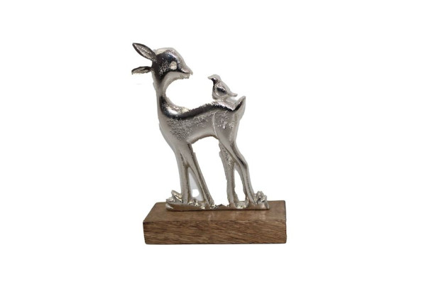 Aufsteller BAMBI in braun aus Holz