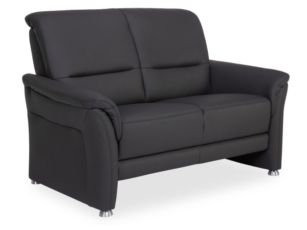Sofa SYSTEMPOLSTER 2 Sitzer PACITA in anthrazit aus Leder