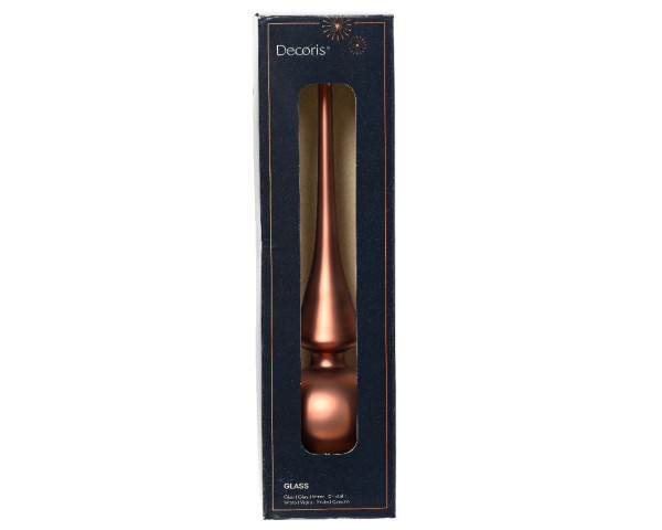 Baumspitze ESPRESSOBRAUN in braun aus Glas