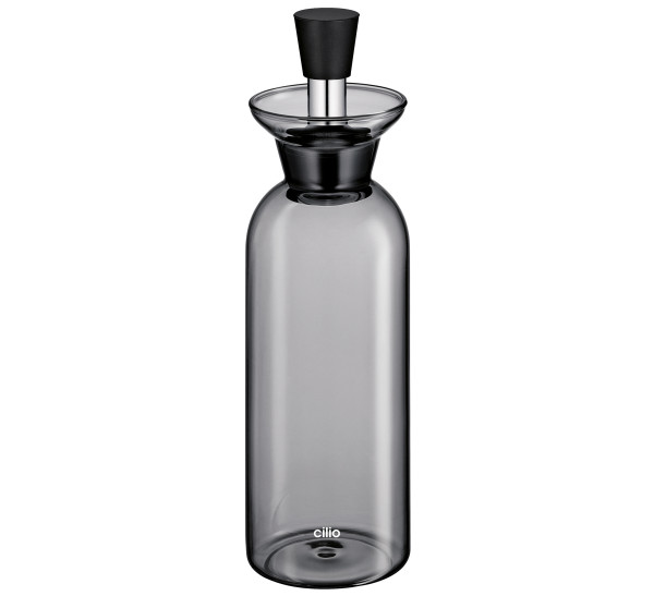 Ölflasche cilio LIGURIA in grau aus Glas