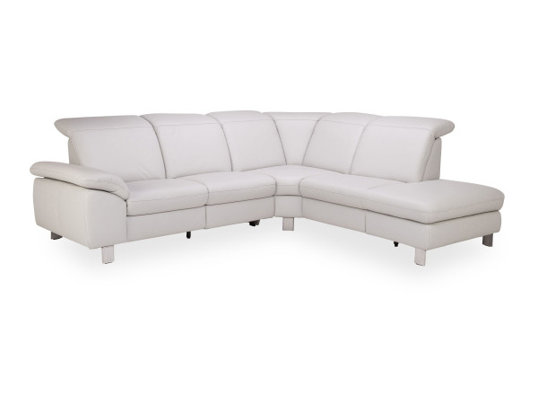Polsterecke vito SERENITY 2.0 in beigegrau aus Leder