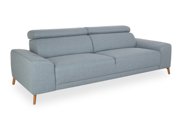 Sofa 3 Sitzer CINZIA in mint aus Stoff