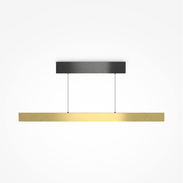 Pendelleuchte EUPHORIA in messingfarben aus Aluminium