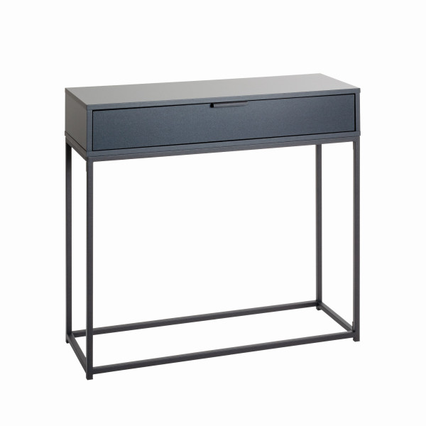 Konsole in anthrazit aus Materialmix