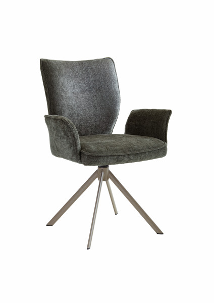 Polsterstuhl STUDIO-LINE in  Regina dark grey