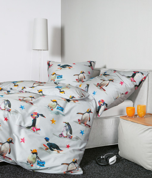 Bettwäsche MODERN ART S in mehrfarbig aus Baumwolle