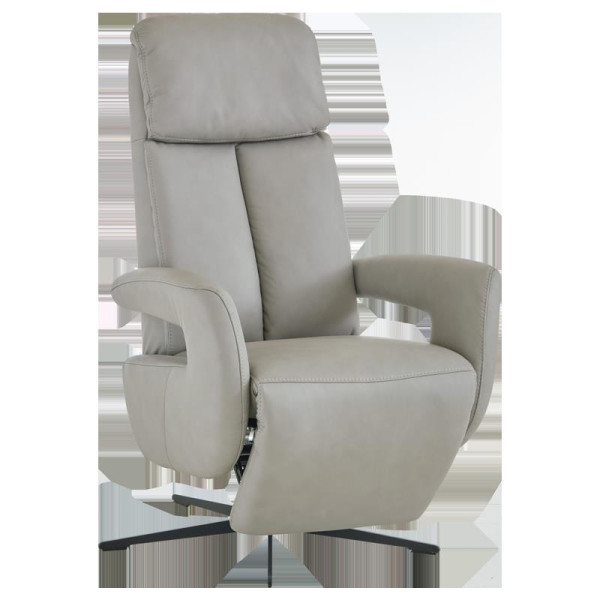 Relaxsessel COMFORT MONDO BASIQUE in stone aus Leder