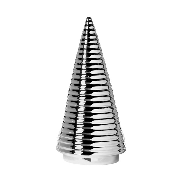 Weihnachtsbaum ANOUK LINE in silberfarben aus Porzellan