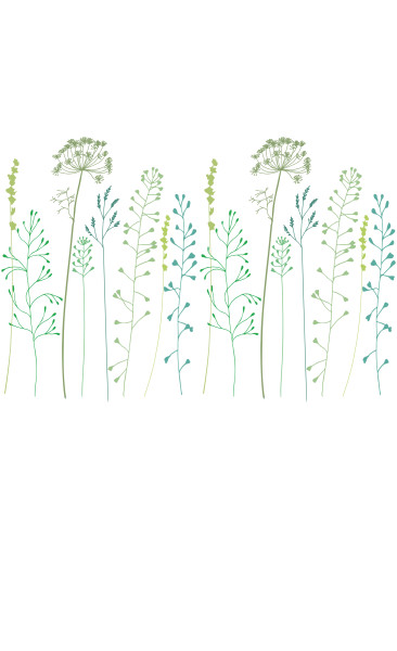 Duschvorhang BOTANICA in mehrfarbig aus Polyester