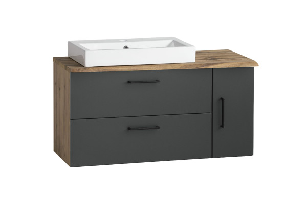 Waschplatz vito KEYTO in grau aus Dekor