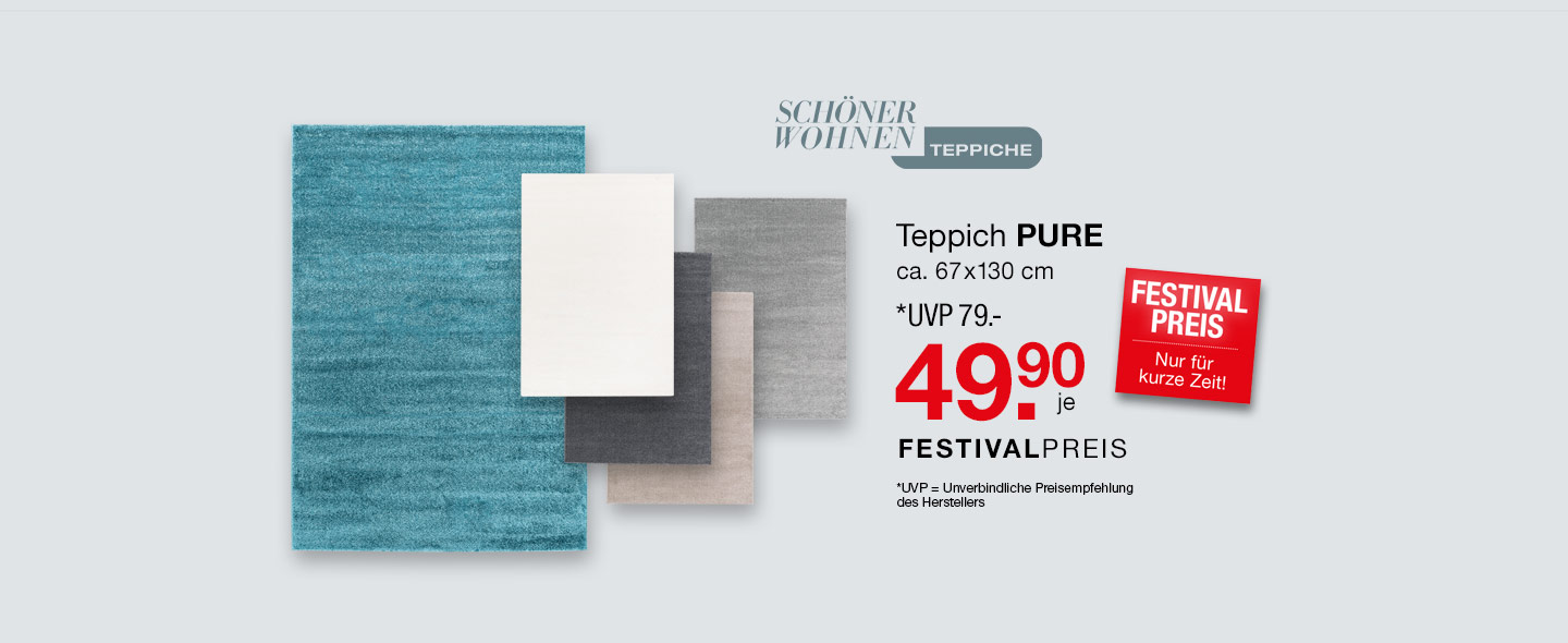 Teppich PURE, verschiedene Größen verfügbar