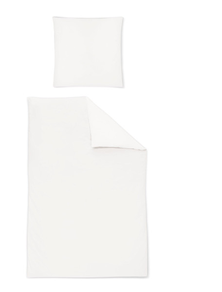 Bettwäsche PARIS Mako-Satin in weiß aus Baumwolle